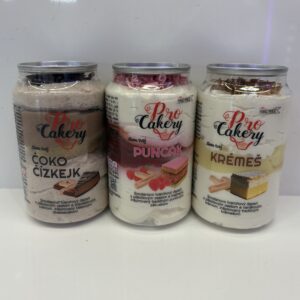 Koláčik v pohári rôzne druhy